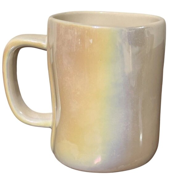 Rae Dunn Iridescent Valentine's Day "BE MINE" Coffee Tea Mug - Picture 2 of 6
